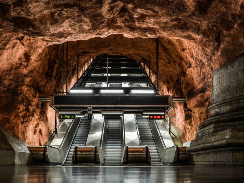 La metropolitana di Stoccolma è una galleria d'arte